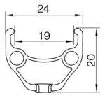 Llanta Remerx Top Disc 28 /29 C/ojalillos D/pared 32-0450 - Imagen 2
