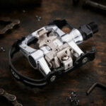 Pedal Doble Funcion P/bici Aluminio 380gr C/trabas. Nwl-273l - Imagen 2