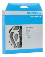 Disco De Freno De Bicicleta Shimano Rt 26 160mm 6 Tornillos Color Plateado Silver - Imagen 2