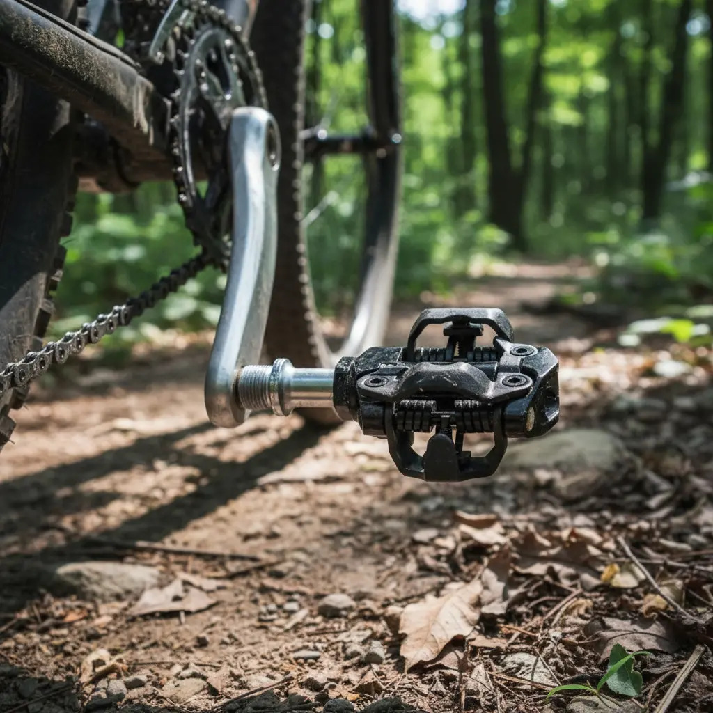 D_664234-MLU96770947370_112025-F.jpg Pedales Bicicleta Aluminio Mtb C/ruleman Pd10 9/16 355grs. - Imagen 1