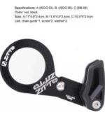 Guía De Cadena P/monoplato Bb-08 Bicicleta Negro - Imagen 2