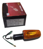 Jgo De 4 Señaleros Moto Titan/gs2 Negro C/plast Amarillo 549