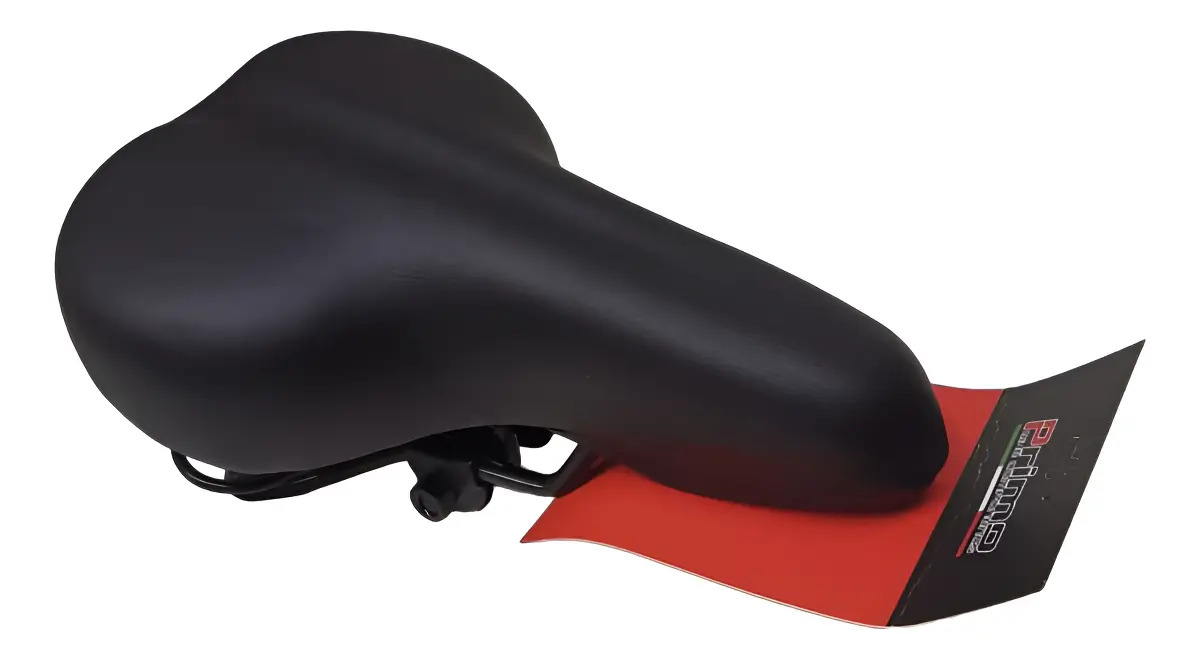 D_694938-MLU93611309564_102025-F.jpg Asiento Primo C/resortes Negro 265 X 175 Mm. 650 Grs. P/bici - Imagen 1
