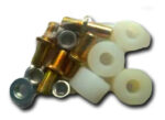 Juego De Tornillos Y Bujes Nylon Maza Tras. Brasil Cg 125