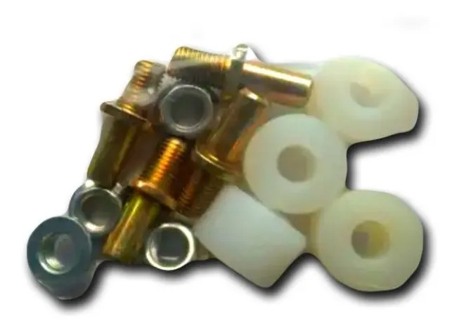 D_712889-MLU45549707194_042021-F.jpg Juego De Tornillos Y Bujes Nylon Maza Tras. Brasil Cg 125 - Imagen 1