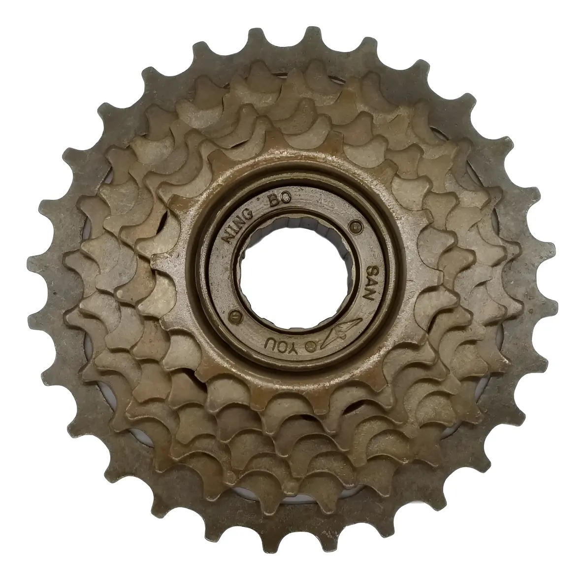 D_725613-MLU97226321573_112025-F.jpg Piñón Para Bicicleta 7 Vel. 14/28 Dts. Sanyou - 301 - Imagen 1