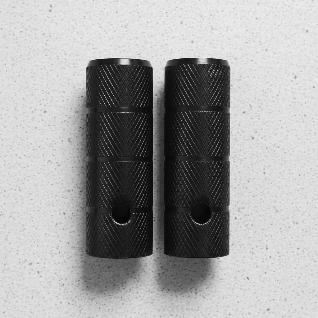 D_747165-MLU112909337320_072026-F.jpg Par De Picadores Bici Bmx Negros Para Eje 9mm - Imagen 1