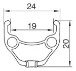 Llanta Remerx Top Disc 28 /29 C/ojalillos D/pared 32-0450 - Imagen 3