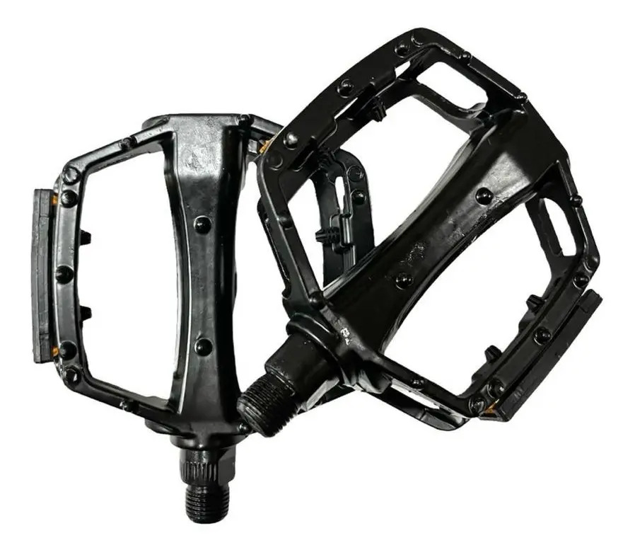 D_844778-MLU50982646879_082022-F.jpg Pedal Mtb Aluminio C/reflector Y Bolillas, Eje 9/16 - Ped55 - Imagen 1