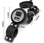Cargador Usb Universal P/manubrio De Moto O Auto - Gtm00372 - Imagen 3