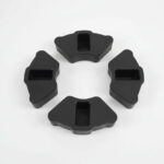Juego Gomas Porta Plato Moto Gts/rx/sapucai - Imagen 3
