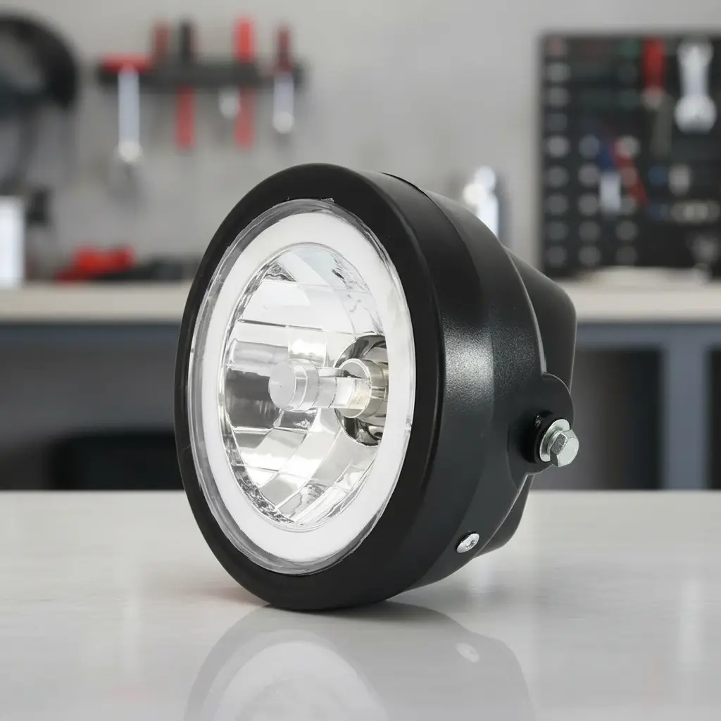 D_871997-MLU99629181203_112025-F.jpg Farol Delantero Led, C/aro De Angel Led Gs/gsii/gsf - Imagen 1