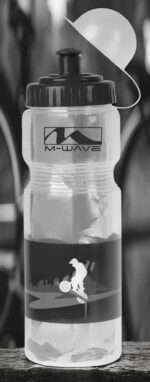 Caramañola Plástica M-wave Térmica- 400cc,transp./negro 0340