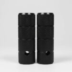 Par De Picadores Bici Bmx Negros Para Eje 14mm