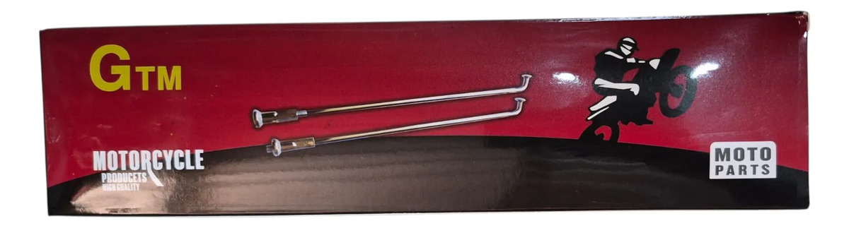 D_917756-MLU108803931989_032026-F.jpg Rayos Cromado 4mm X 180mm Con Niples X 36un. - Imagen 1