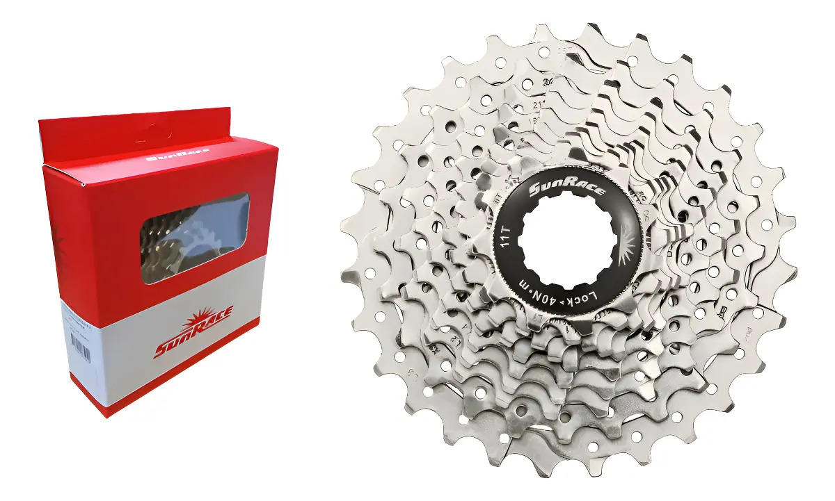D_930968-MLU94107795667_102025-F.jpg Cassette Sunrace Rs1 P/ Bici 10 Vel. 11-28 Dts. Plata - Imagen 1