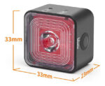 Combo De Luces Lelumia Square Eye Delantera/trasera. P/ Bici - Imagen 3