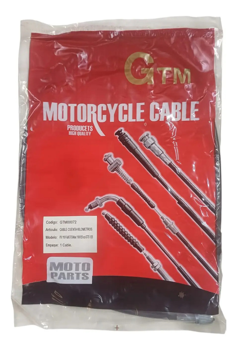 D_961809-MLU85973036559_062025-F.jpg Cable Cuenta Kilometros Gts/z.sapucai 125cc. Moto 00072 - Imagen 1