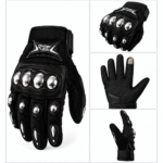 Guantes Moto Racing Biker Táctiles Con Protecciones Metálicas - Imagen 2