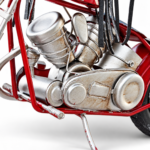 Adorno Moto Chopper Retro decoración Vintage - Imagen 4