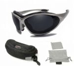 Lentes antiparras ahumados gris para motociclistas